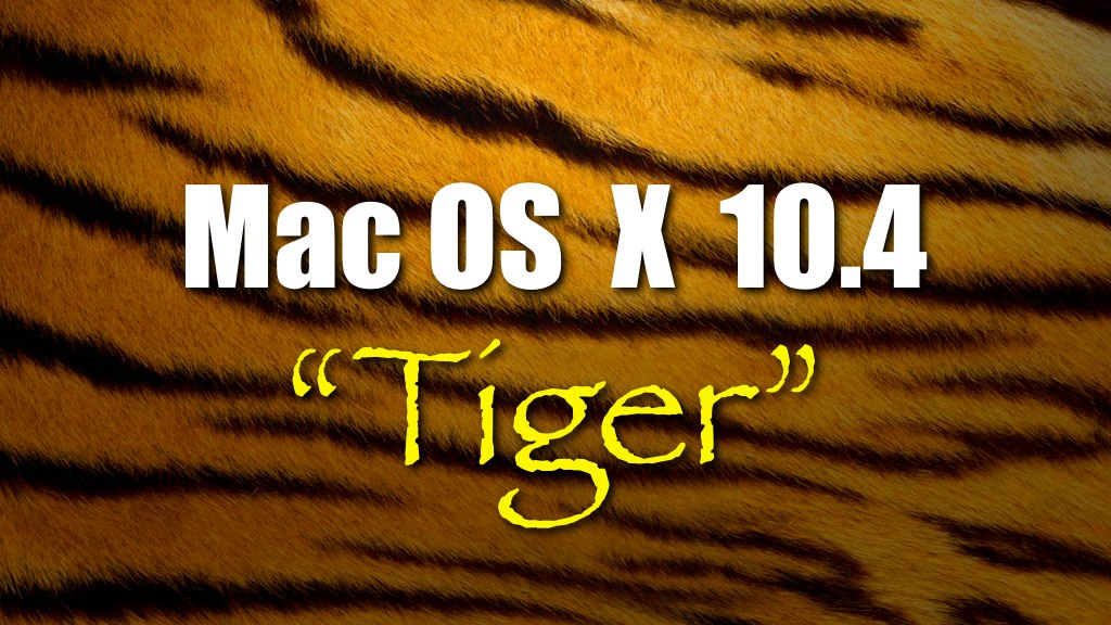 mac os x 10.4 tiger cd version download